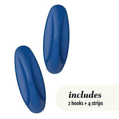 Command 2pk Damage-Free Medium Designer Hooks Arctic Freeze