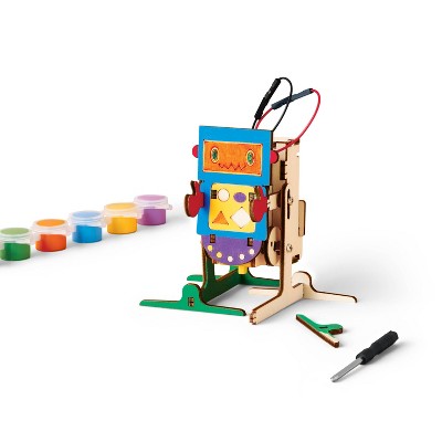 Create-Your-Own Wood Walking Robot Kit - Mondo Llama