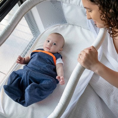 HALO Innovations Sleepsack Swaddle Wrap Ideal Temperature - Navy - Newborn