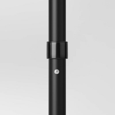 7.5' Round Outdoor Patio Market Umbrella Fern Shower - Room Essentials: Push-Up, Steel Frame, No Tilt (LOCAL PICKUP ONLY)