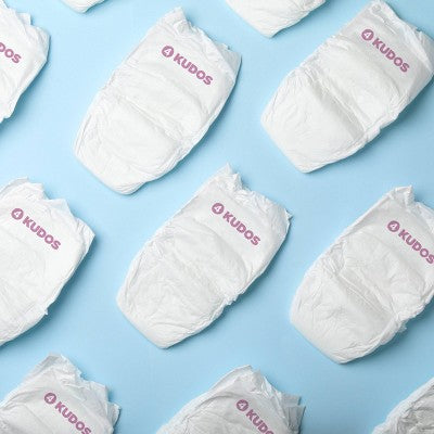 Kudos Chlorine Free Cotton-Lined Disposable Diapers - Size 4 - 52ct
