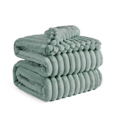 Bedsure Twin/Twin XL Plush Blanket Green