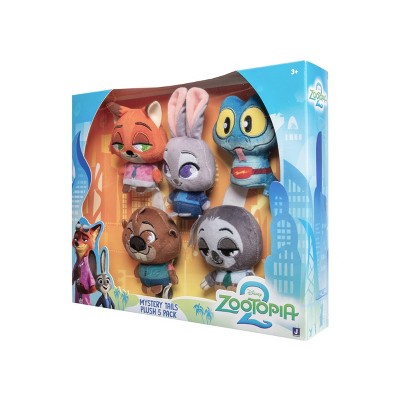 Zootopia Tiny Tales Mini Plush Animal Figures 5pk