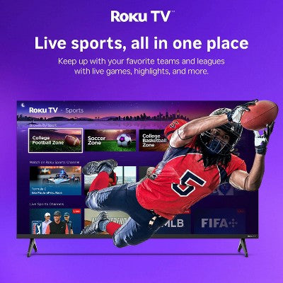Hiro Roku TV 40" 1080p Full HD Smart TV Flat Screen LED Television with Roku TV and Dolby Audio for Streaming (LOCAL PICKUP ONLY)