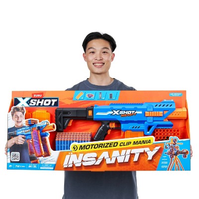 XSHOT Insanity Motorized Clip Mania Blaster by ZURU (LOCAL PICKUP ONLY)