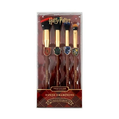 Profusion Cosmetics Harry Potter Holiday | House Champions Face & Brush Set - 4 Pc