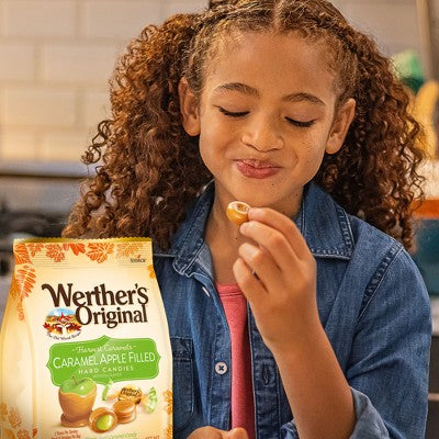 Werther's Original Halloween Harvest Caramel Apple Filled Hard Candies - 9.4oz