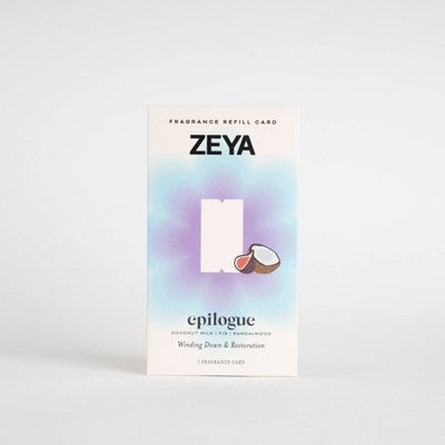 ZEYA Fragrance Card Refill - Epilogue: Sandalwood, Coconut