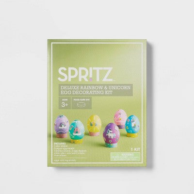 Rainbow and Unicorn Easter Egg Decorating Kit - Spritz