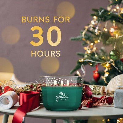 3-Wick Glade Large Candle - Twinkling Pine & Cedar - 6.8oz
