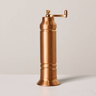 Tall Salt and Pepper Crank Grinder Copper Finish - Hearth & Hand with Magnolia: Farmhouse Style, Stainless Steel