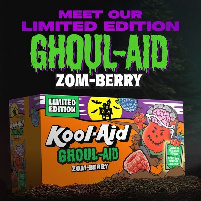 Kool-Aid Ghoul Aid Scary Berry Juice Boxes - 10pk/6 fl oz Pouches