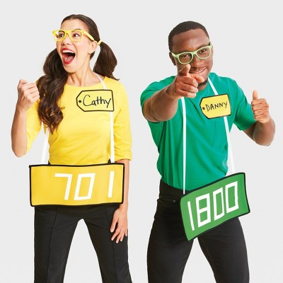 Adult Game Show Contestant Yellow & Green Halloween Costume Accessory Set - Hyde & EEK! Boutique