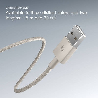 Beats USB-A to USB-C Woven Cable (1.5 m) - Surge Stone