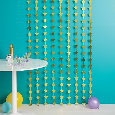 9ct Star Backdrop Party Decoration Gold - Spritz