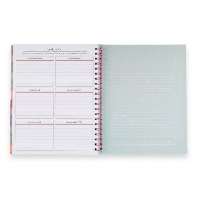 Inspired by Erin Condren 2025 Monthly Planner 11"x9" Pastel Colorblends: Spiral Bound, Adult Stationery, Tabs, 9x11 Paper