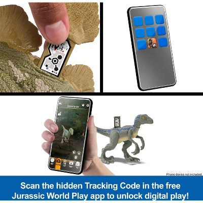 Jurassic World Slash N Roar Therizinosaurus Dinosaur Figure, Attack & Sound Toy, Chaos Theory