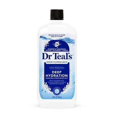 Dr Teal's Skin Renewal Deep Hydration Serum Foaming Bath - 24 fl oz