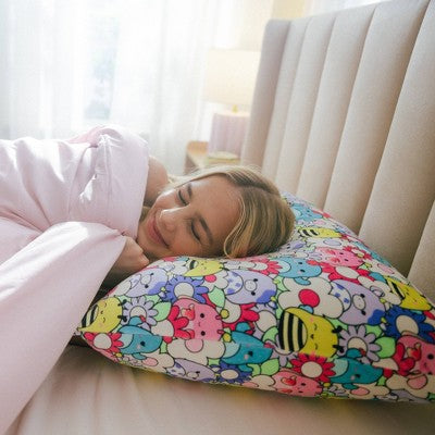 SquishPillow by Original Squishmallows Soft Bed Pillow and Ultra Soft Pillowcase Cover