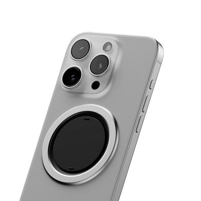 ohsnap! Snap Grip Luxe Magnetic Phone Grip Fits Any Phone - Pure Silver