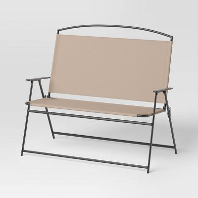 Sling Folding Outdoor Portable Patio Chair Tan - Room Essentials (LOCAL PICKUP ONLY)