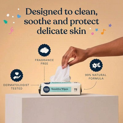 Millie Moon Ms. Rachel Potty Training Gift Set - Size 2T-3T: Disposable Training Pants, Wood Fluff Pulp, 22-33 lbs