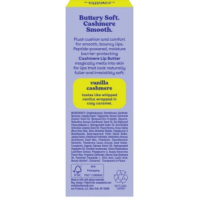 eos Cashmere Lip Butter - Vanilla Cashmere - 0.35 fl oz