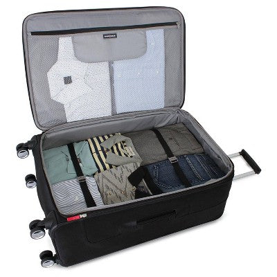 SWISSGEAR Zurich Softside Large Checked Suitcase - Black (LOCAL PICKUP ONLY)