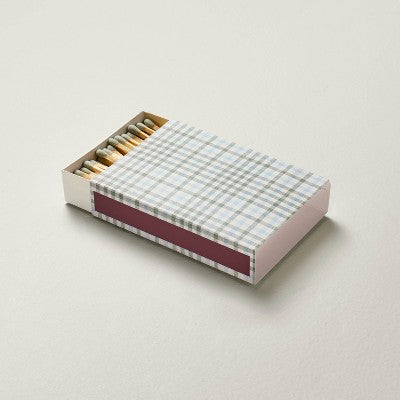 Gingham Plaid Printed Boxed Matches 75ct - Hearth & Hand with Magnolia