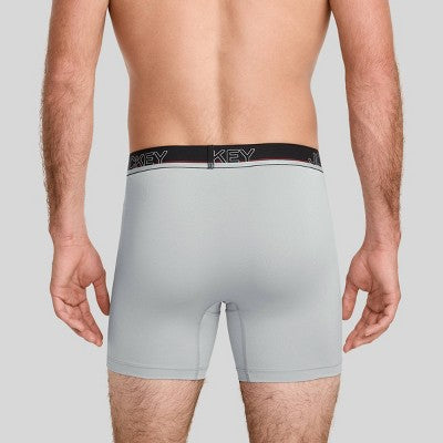 Jockey Generation Men's 3pk Infinity Cool Boxer Briefs - Black/Gray S: Tagless, Moisture Wicking, Quick Drying