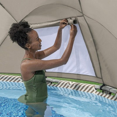 Bestway Steel Pro MAX 13' x 42" Round Above Ground Pool Set with Canopy & Ladder (LOCAL PICKUP ONLY)