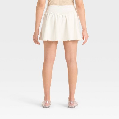 Girls' Tennis Skort - art class White M