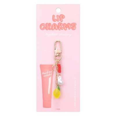 Studio Artifact Lip Charm Keychain Accessory - Lemon