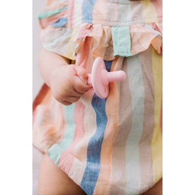Itzy Ritzy Sweetie Silicone - Soother Pacifier - Pink Bows - 2pk