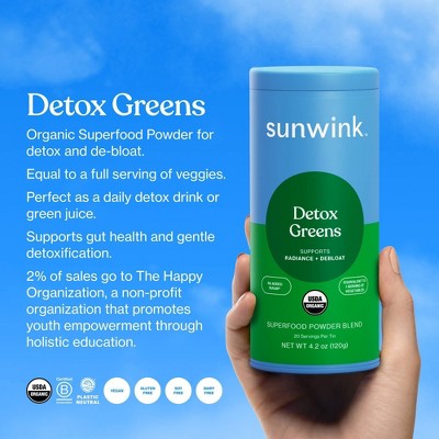 Sunwink Detox Greens Superfood - 4.2oz