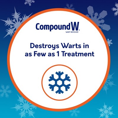 Compound W Freeze Off with Cushion Discs - Wart Remover Treatment - 8 Applications + 12 Discs