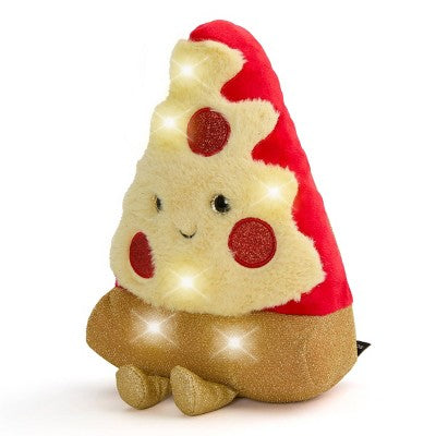 FAO Schwarz 11" Glow Brights Plush LED with Sound Pizza
