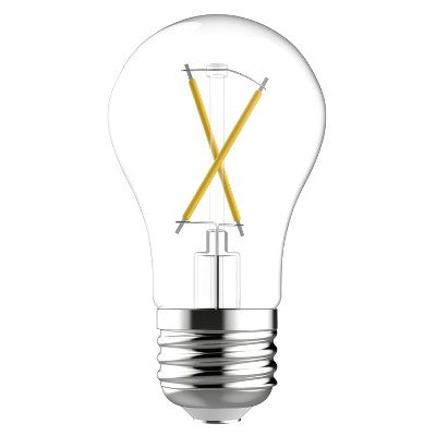 GE 2pk 40W Relax A15 LED Ceiling Fan Light Bulbs Clear Soft White