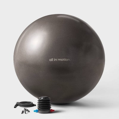 Stability Exercise Ball Gray 75cm - All In Motion