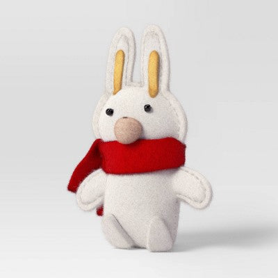 4pc Felt Woodland Animal Christmas Figurine Set - Wondershop