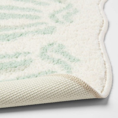 20"x30" Seaweeds Coastal Non Skid Bath - Threshold