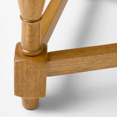Scalloped Side Table Light Oak - Threshold designed with Studio McGee Assembly Required (LOCAL PICKUP ONLY)