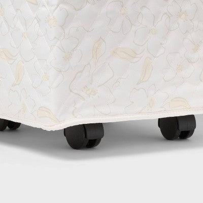 Rolling Storage Bag Quilted Floral - Brightroom