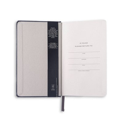 Wit & Delight 2024-25 Weekly/Monthly Academic Skinny Planner 7.875"x4.875" Black