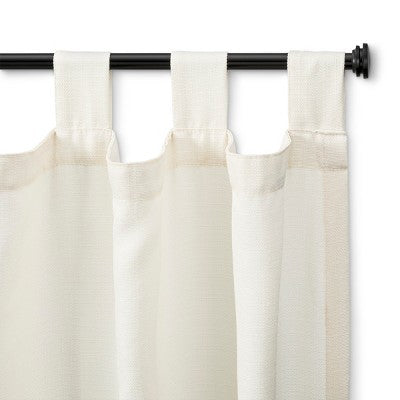 48"-84" Cafe Rod Endcap Black - Room Essentials (LOCAL PICKUP ONLY)
