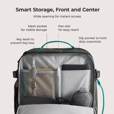 Bagsmart Blast Pro 40L Travel Backpack - Green