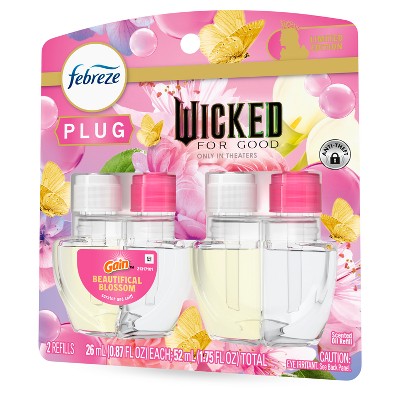 Febreze Plug Dual Refills Wicked Gain Beautifical Blossom Air Freshener - 1.75 fl oz/2ct