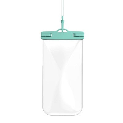 GEMS Waterproof Phone Pouch - Mint Green: Fits Phones Up to 7"