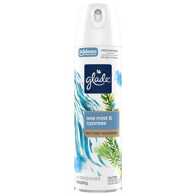 Glade Aerosol Air Fresheners - Sea Mist & Cypress - 7.3oz