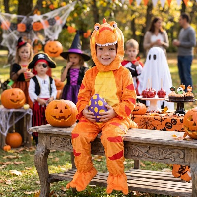 Joyfy Halloween Costume Dinosaur Costume for Baby, Jumpsuit with Wings and Star Wand for Kids, Toddler Halloween Dress Up Party-3T